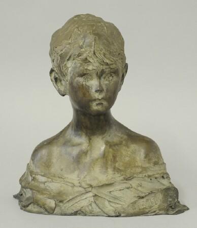 Appraisal: PAOLO PRINCE TROUBETZKOY PORTRAIT HEAD OF A YOUNG BOY Bronze