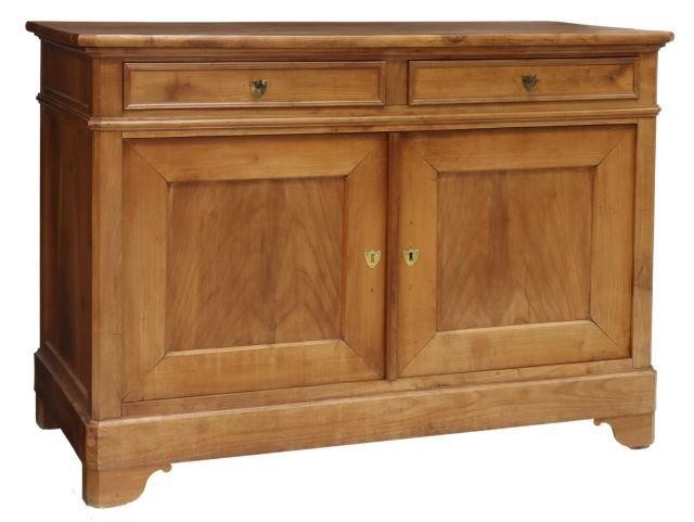 Appraisal: French Louis Philippe period fruitwood sideboard mid th c having