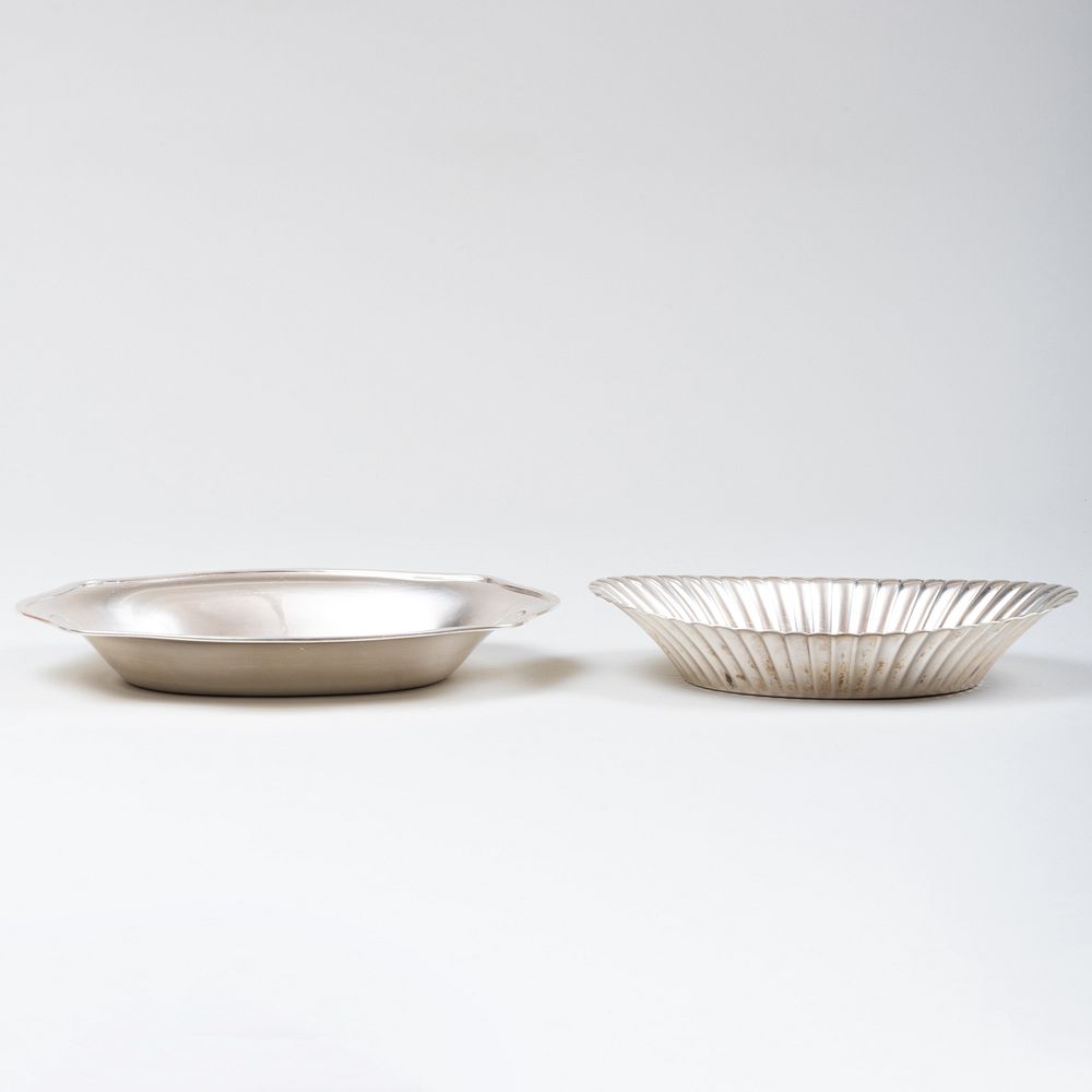 Appraisal: Two American Silver Dishes Each marked 'Sterling' Comprising An International