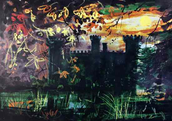 Appraisal: John Piper - printer's proof print Eastnor Castle Hereford signed