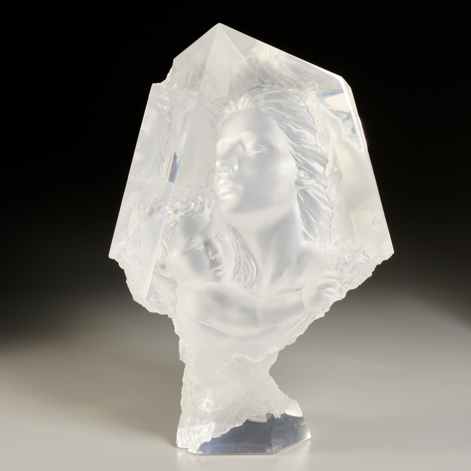 Appraisal: MICHAEL WILKINSON ACRYLIC SCULPTURE Michael Wilkinson American b Morning Light