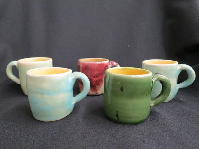 Appraisal: Pisgah Forest Pottery Mugs local N C Pottery excellent