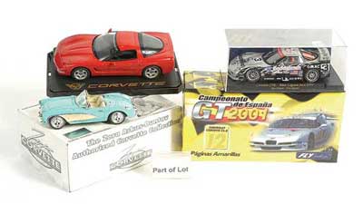 Appraisal: Zora nd scale Corvette Models and Fly Slot Cars To