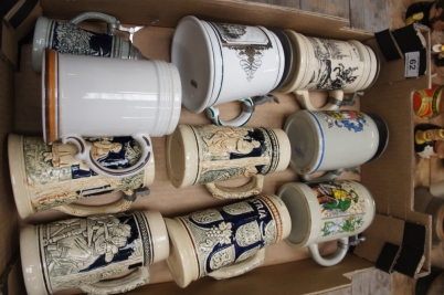 Appraisal: A collection of Large German Beer Steins