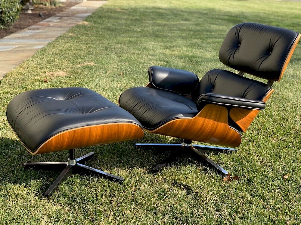 Appraisal: Eames Herman Miller Lounge Chair Ottoman Eames Herman Miller Lounge