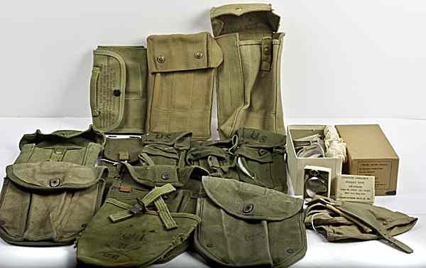 Appraisal: U S WWII Military Items Lot of Ten WWII Navy