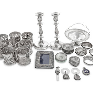 Appraisal: A Collection of Silver Items th Century and Later comprising