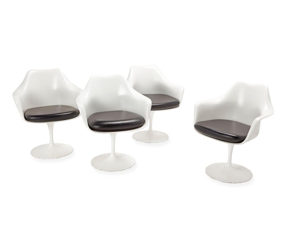 Appraisal: A set of tulip chairs st Century Appear unmarked Each