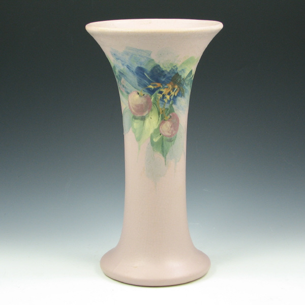 Appraisal: Weller Hudson Trumpet Vase - Mint Weller Hudson trumpet-form vase