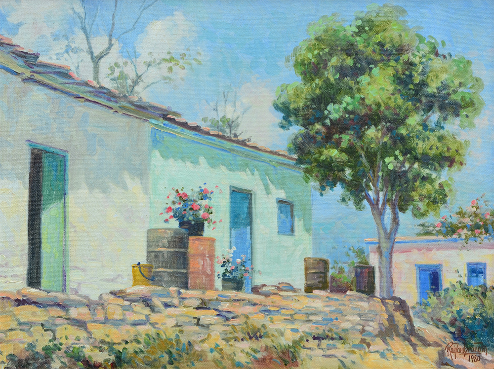 Appraisal: ZAMBRANO Raul th Century ''Casas da Macarao'' Oil Canvas ''