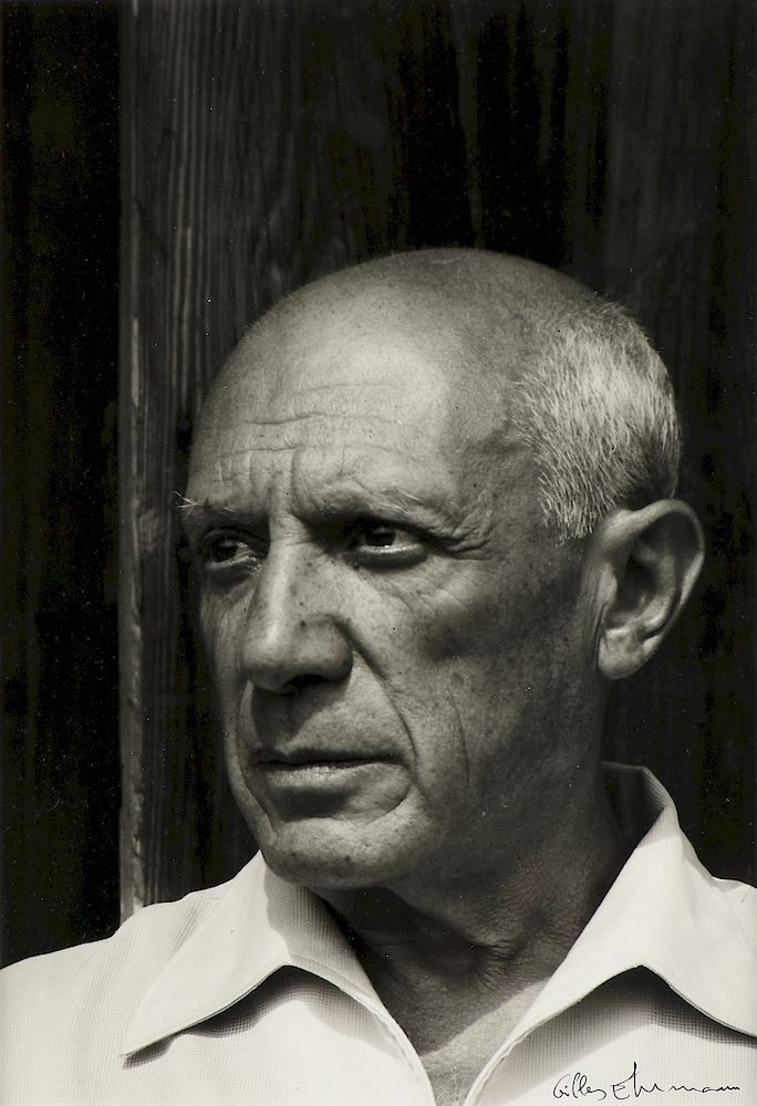 Appraisal: GILLES EHRMANN French - A PHOTOGRAPH Pablo Picasso Vence GILLES