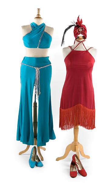 Appraisal: A collection showgirl costumes from The Cocoanut Grove at The