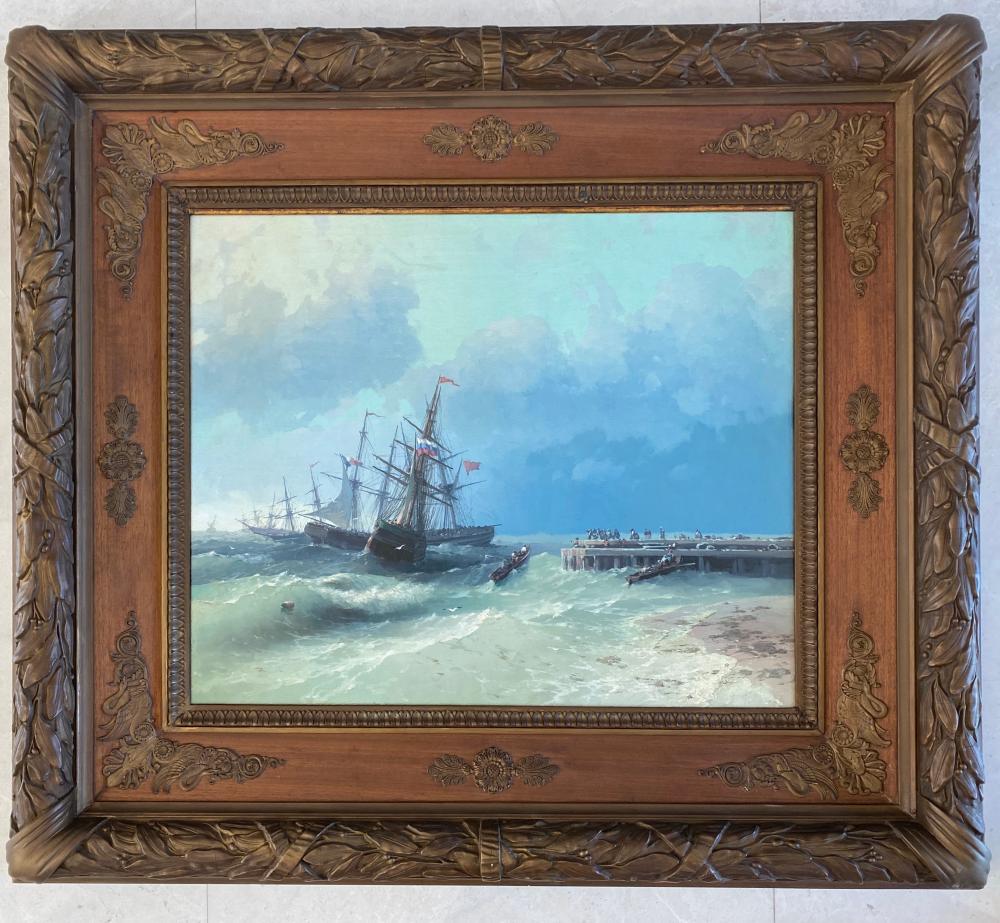 Appraisal: MANNER OF IVAN AIVAZOVSKY RUSSIAN - Rescue at Sea th