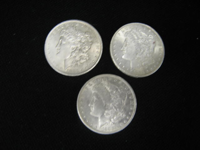 Appraisal: New Orleans Morgan Silver Dollars uncirculated