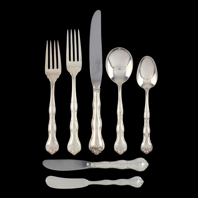 Appraisal: GORHAM RONDO STERLING SILVER FLATWARE SERVICE pieces service for twelve