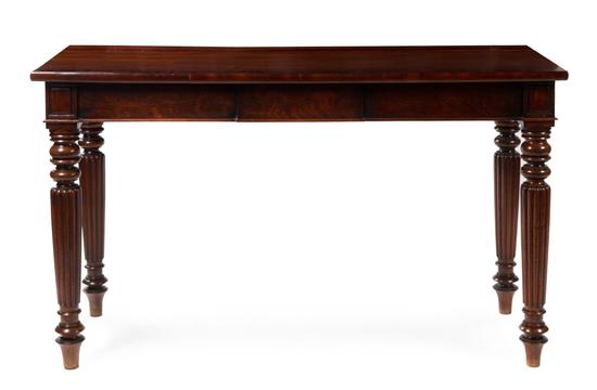 Appraisal: Sale Lot A William IV Mahogany Console Table second quarter