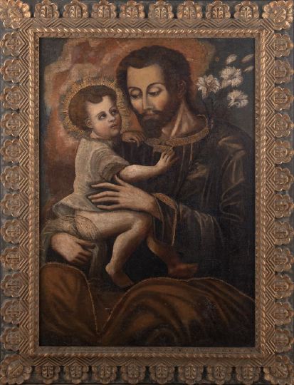 Appraisal: Spanish School Fourth Quarter th Century The Infant Jesus with