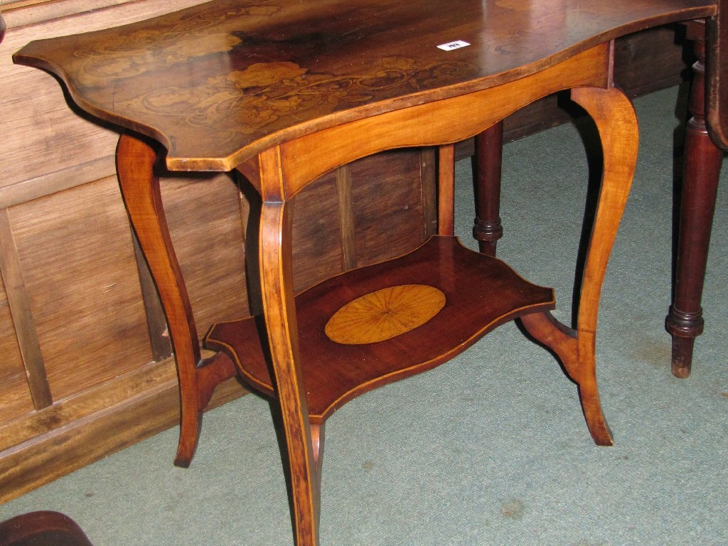 Appraisal: Penwork occasional table