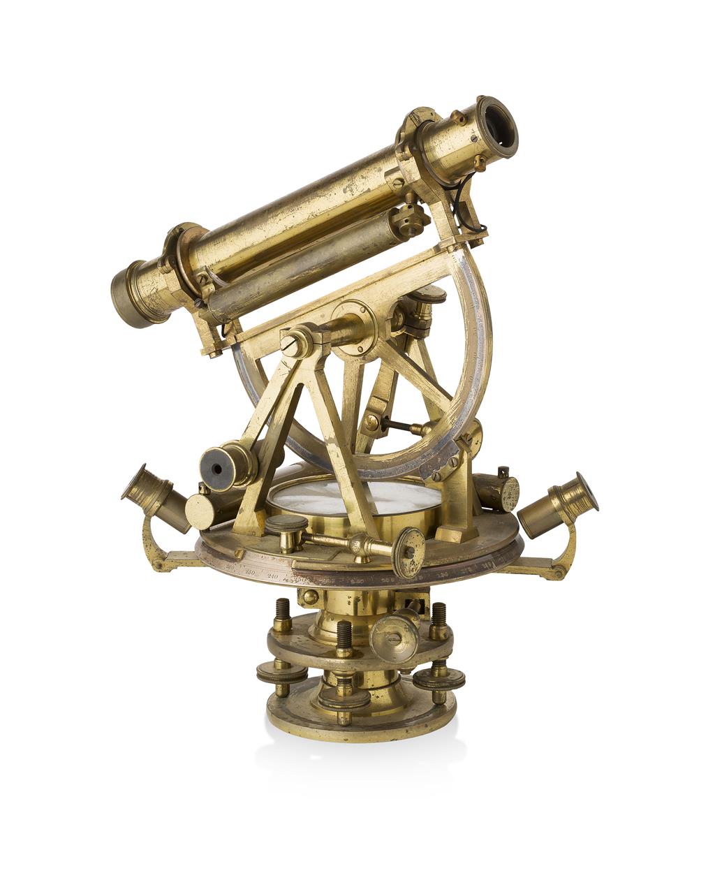 Appraisal: BRASS THEODOLITE BY WILLIAM HARRIS LONDON TH CENTURY engraved to