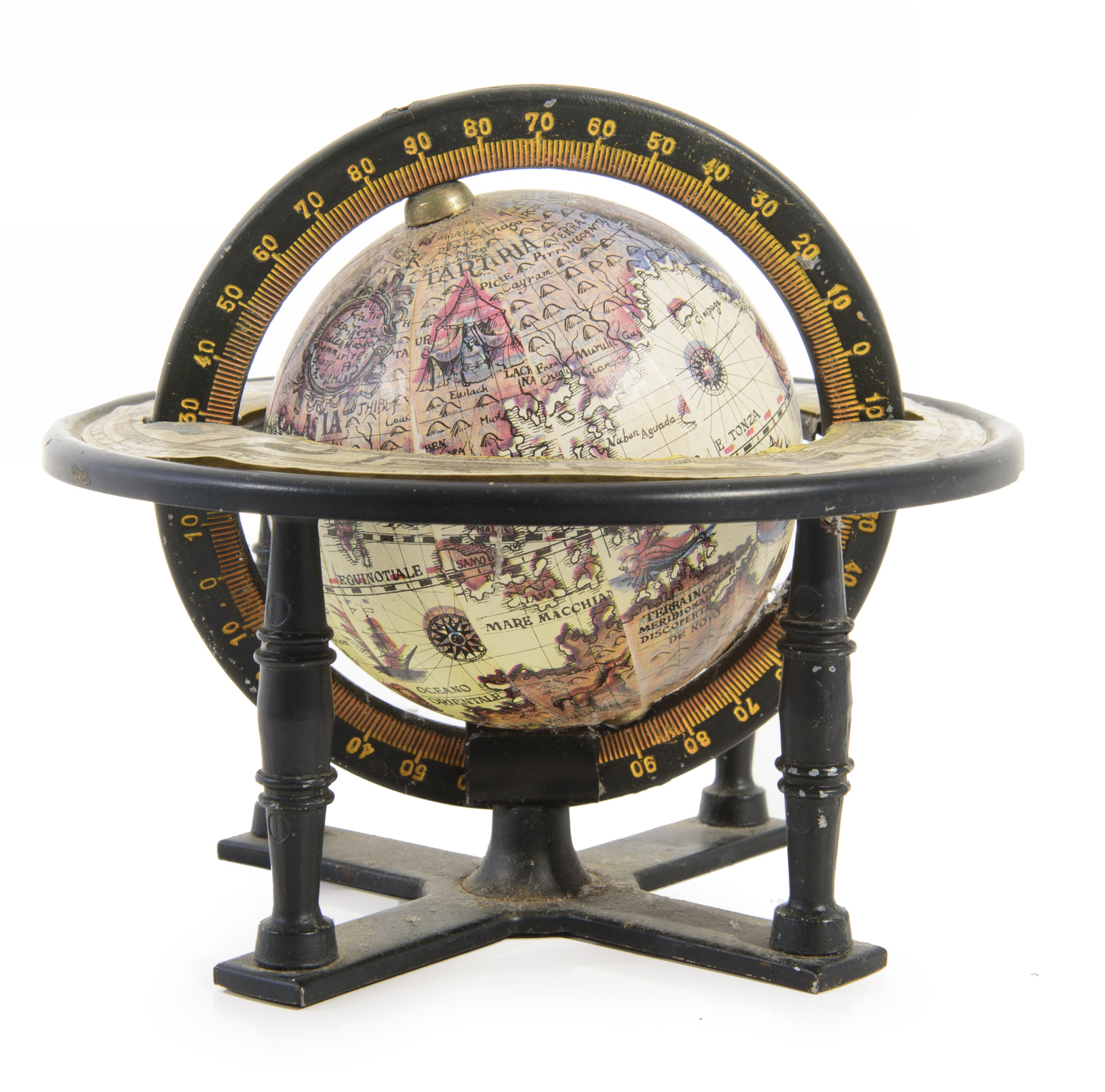 Appraisal: MINIATURE VINTAGE ASTROLOGICAL GLOBE