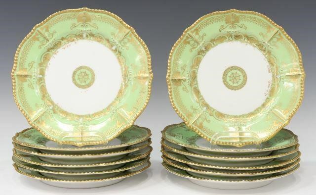 Appraisal: lot of French Limoges porcelain luncheon plates Elite Works for