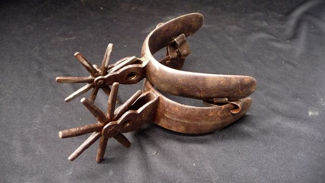 Appraisal: Two Mexican spurs