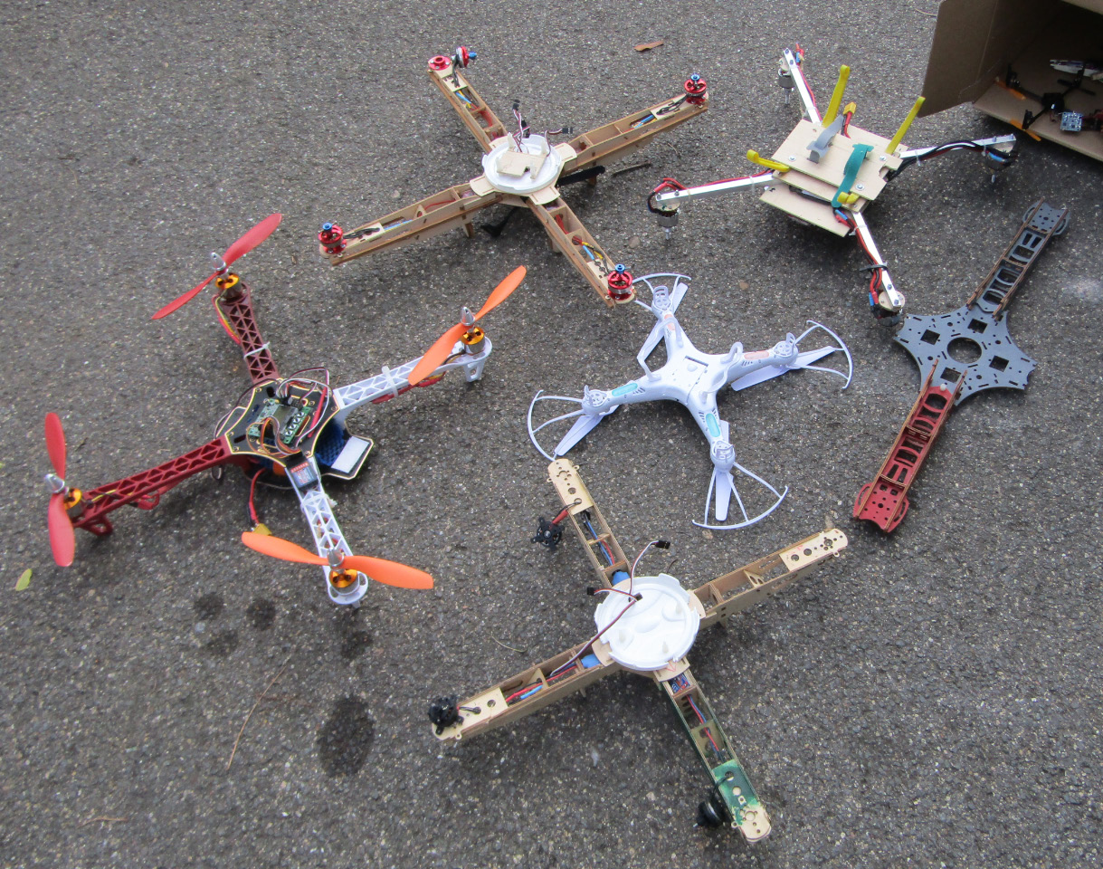 Appraisal: Remote controlled drone components