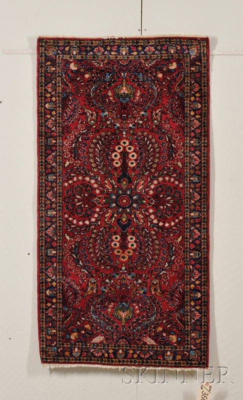 Appraisal: Sarouk Rug West Persia second quarter th century ft in