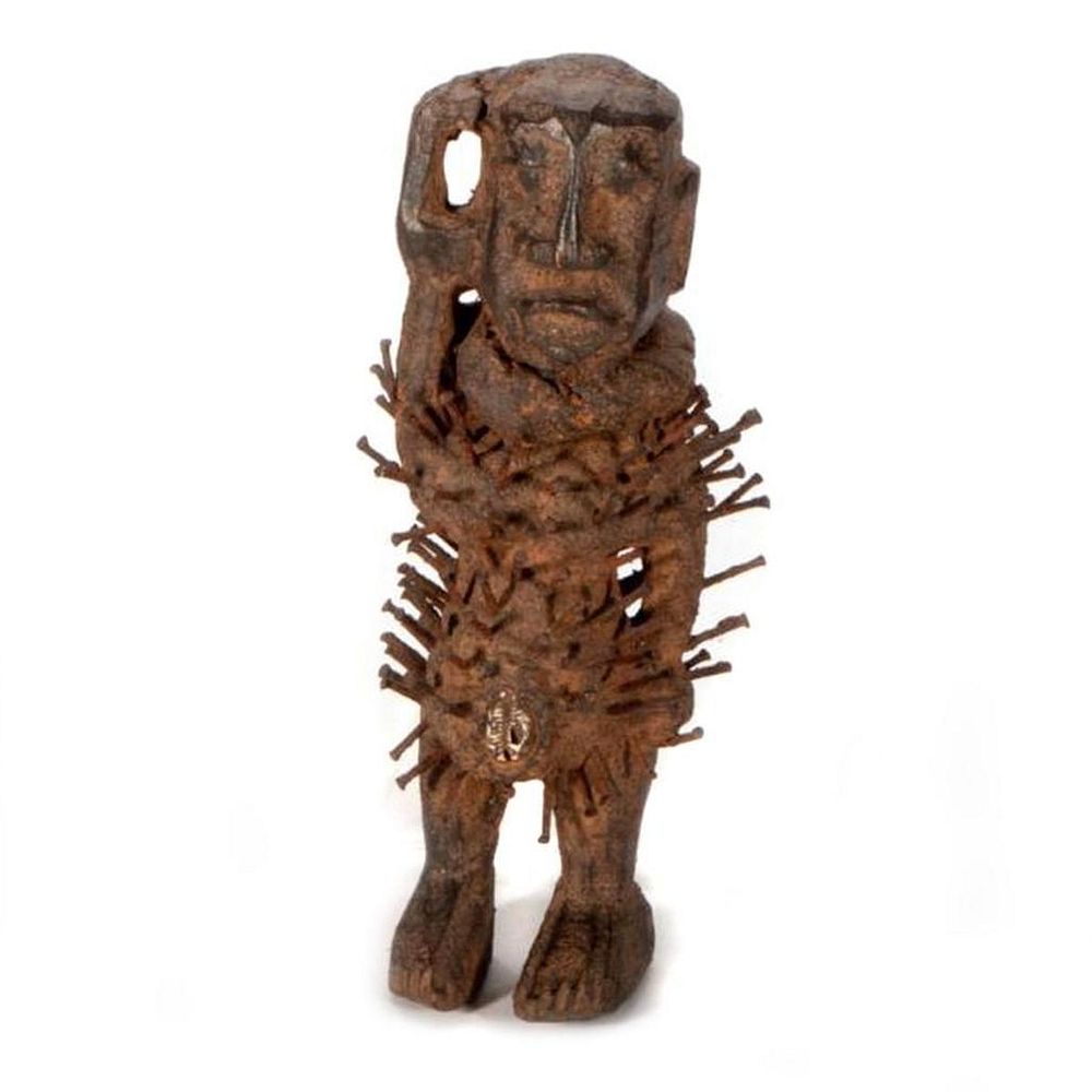 Appraisal: Tribal art Tribal art wood carving in the form of