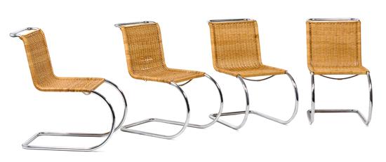 Appraisal: Sale Lot A Set of Four MR Side Chairs Ludwig