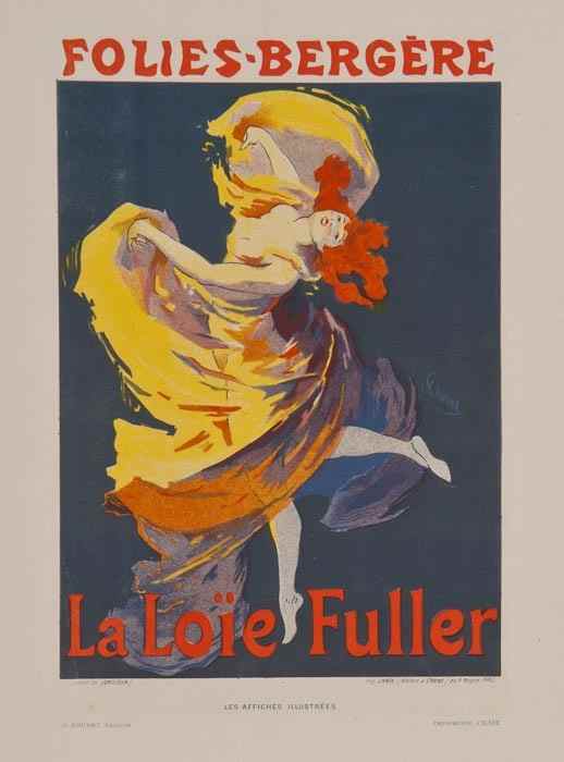 Appraisal: CHERET Jules - LA LOIE FULLER from les Affiches Illustrees