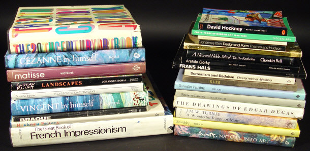 Appraisal: Collection of art related books including Impressionism abstract and Surrealism