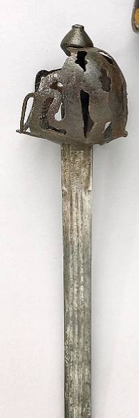 Appraisal: A Scottish ribbon hilt highland broadswordprobably second half th century