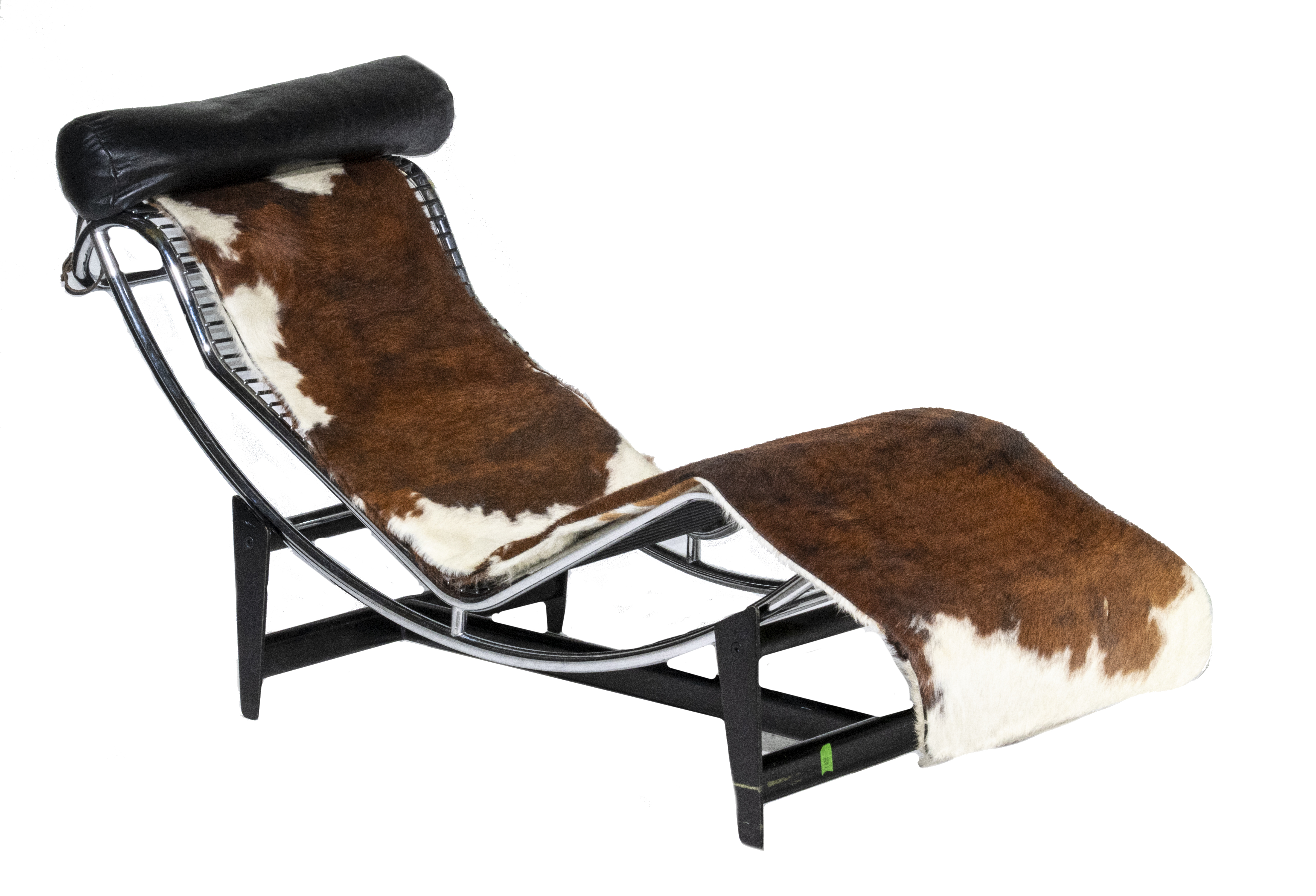 Appraisal: LE CORBUSIER LC CHAISE LOUNGE REPLICA Adjustable Cradle Design Reclining