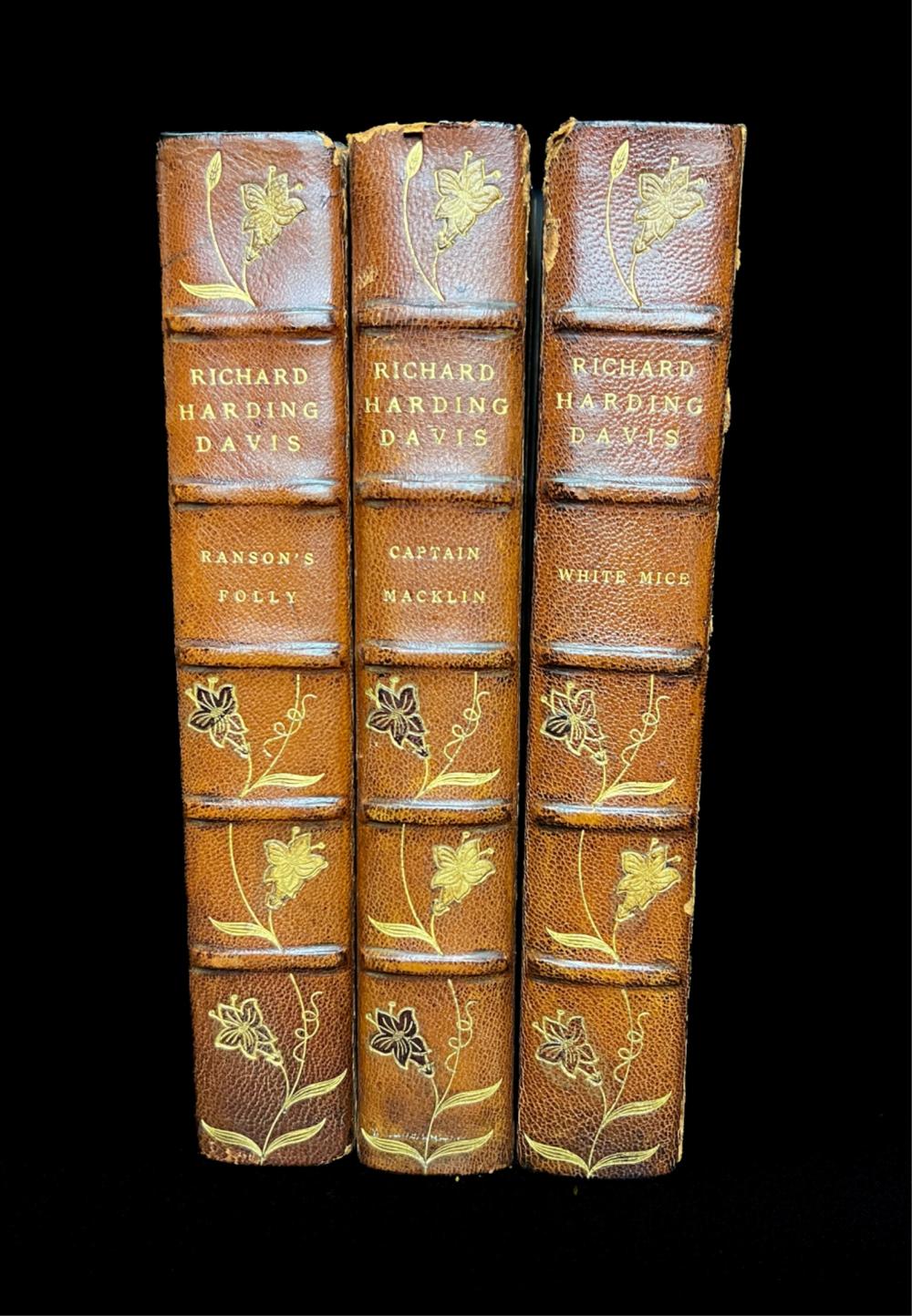 Appraisal: GROUP BOOKS BY RICHARD HARDING DAVISWhite Mice Ranson's Folly Captain