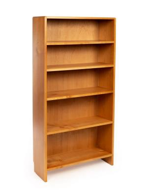 Appraisal: Alan Carr Johansson a five-shelf bookcase cm wide cm high