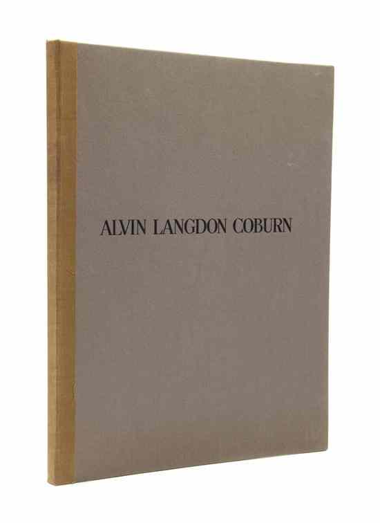 Appraisal: PHOTOGRAPHY COBURN ALVIN LANGDON AND NANCY WYNNE NEWHALL A Portfolio