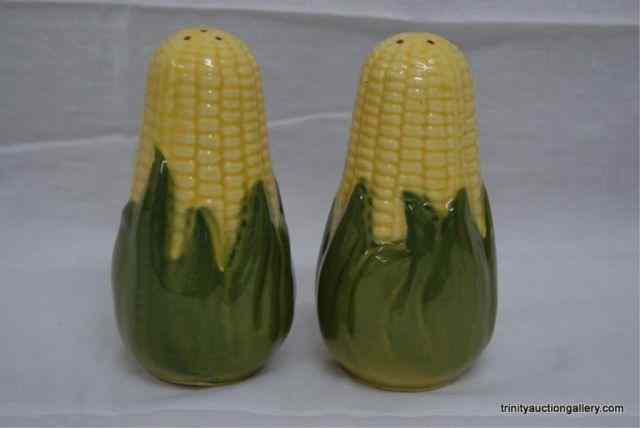 Appraisal: Vintage Shawnee Pottery ''Corn King'' Salt PepperProduced by Shawnee Pottery