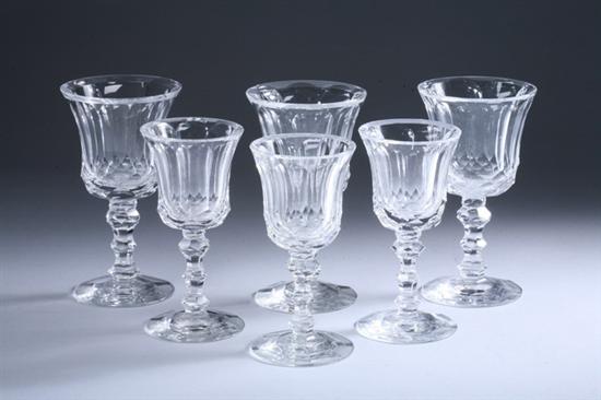 Appraisal: -PIECE WATERFORD CRYSTAL STEMWARE SERVICE Royal Tara pattern Including twelve