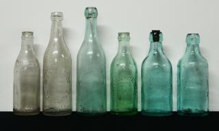 Appraisal: Mineral water and beer bottles Mineral water and beer- Cleveland