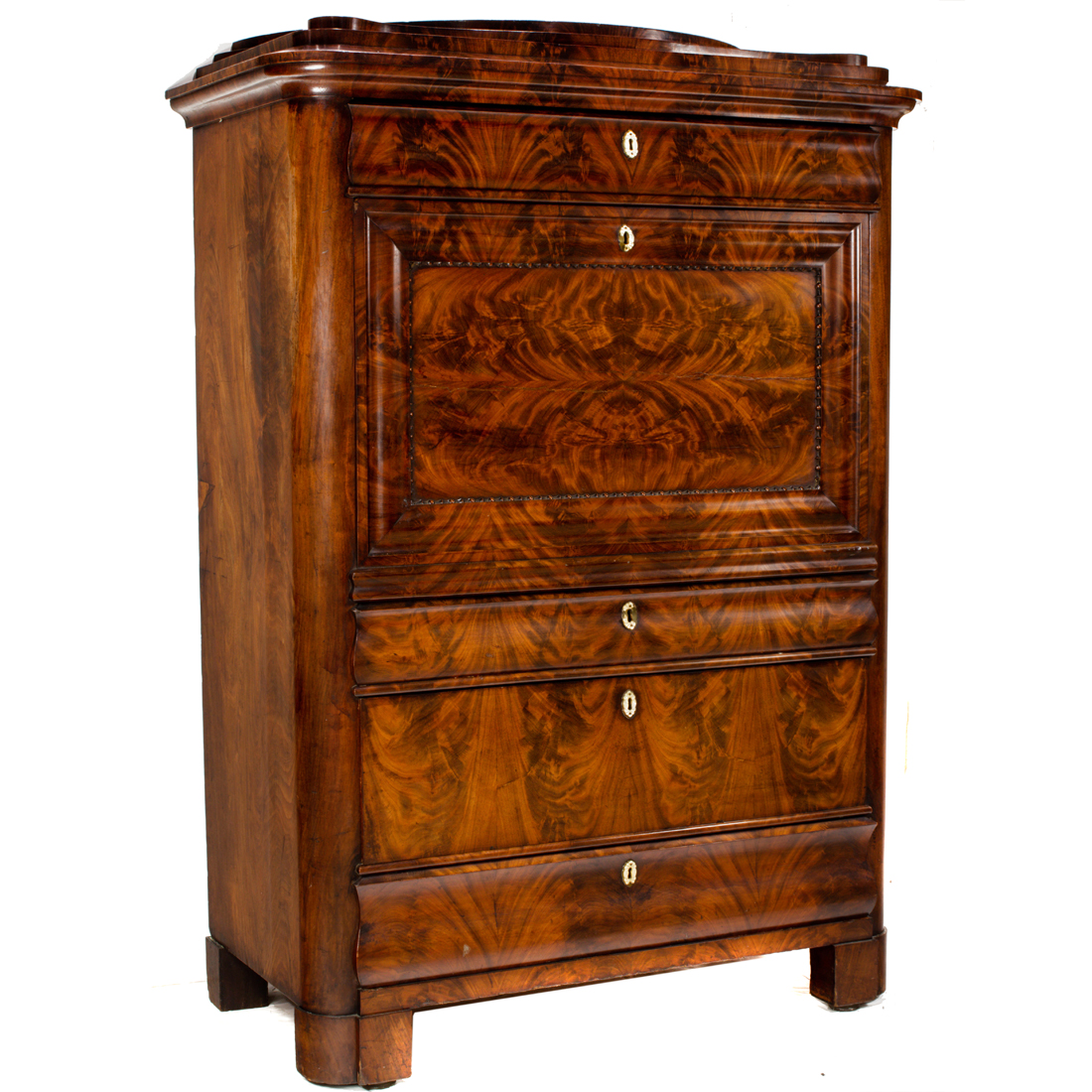 Appraisal: A LOUIS PHILIPPE SECRETAIRE A ABATTANT TH CENTURY A Louis