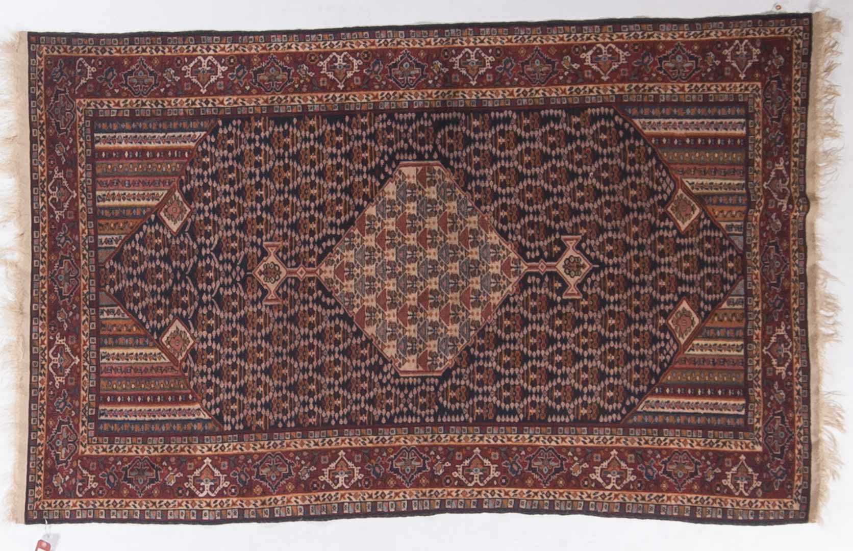 Appraisal: Semi Antique Persian Kashkai rug approx x Persia circa Condition