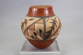 Appraisal: Jemez Signed New Mexico Pottery Jar Jemez Signed New Mexico