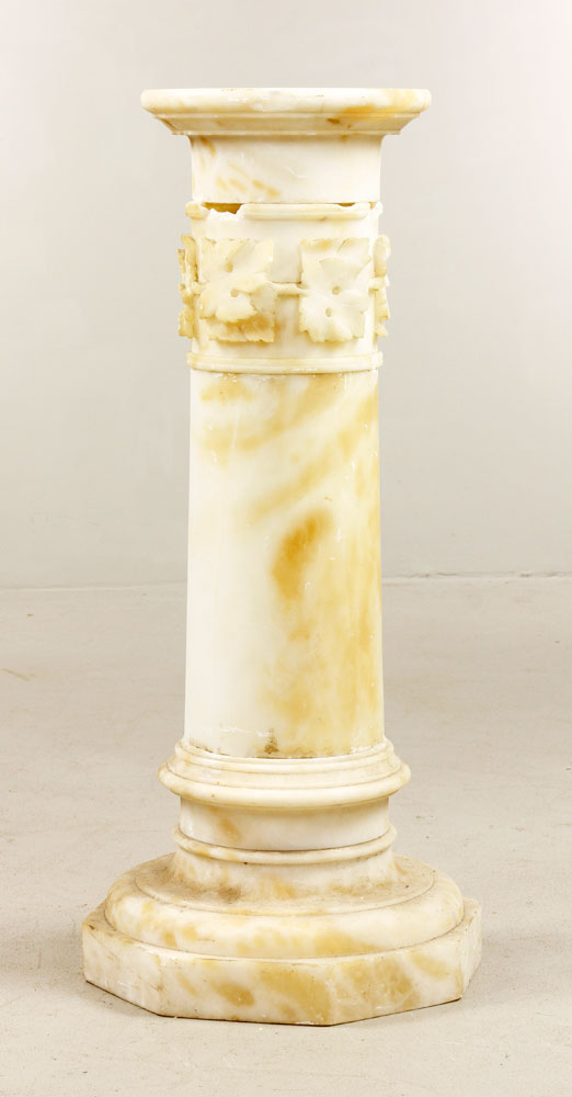 Appraisal: - Early th C Italian Marble Pedestal Early th century