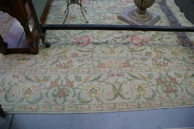 Appraisal: A Roumanian cream wool carpet cm long cm wide