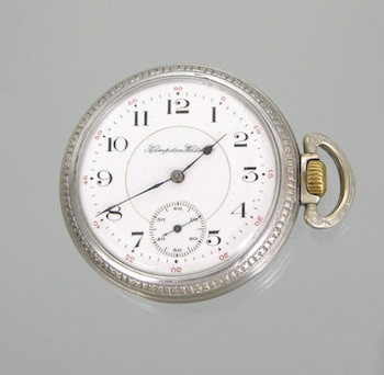 Appraisal: A Pocket Watch by Hampden Watch Co American ca Open-face