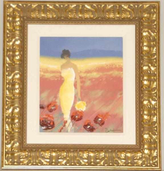 Appraisal: Parmi les Fleurs Giclee by Emile Bellet Giclee in color