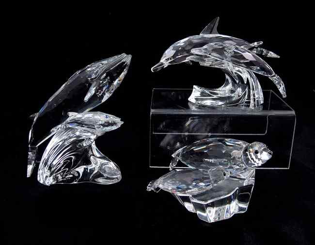 Appraisal: SWAROVSKI CRYSTAL FIGURINES Michael Stamey's MOTHER CHILD SERIES to include