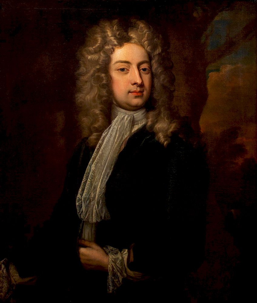 Appraisal: Attributed to Sir Godfrey Kneller British - Portrait of a