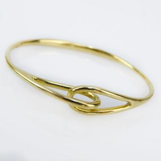 Appraisal: Tiffany Co Karat Yellow Gold Bangle Bracelet Tiffany Co Karat